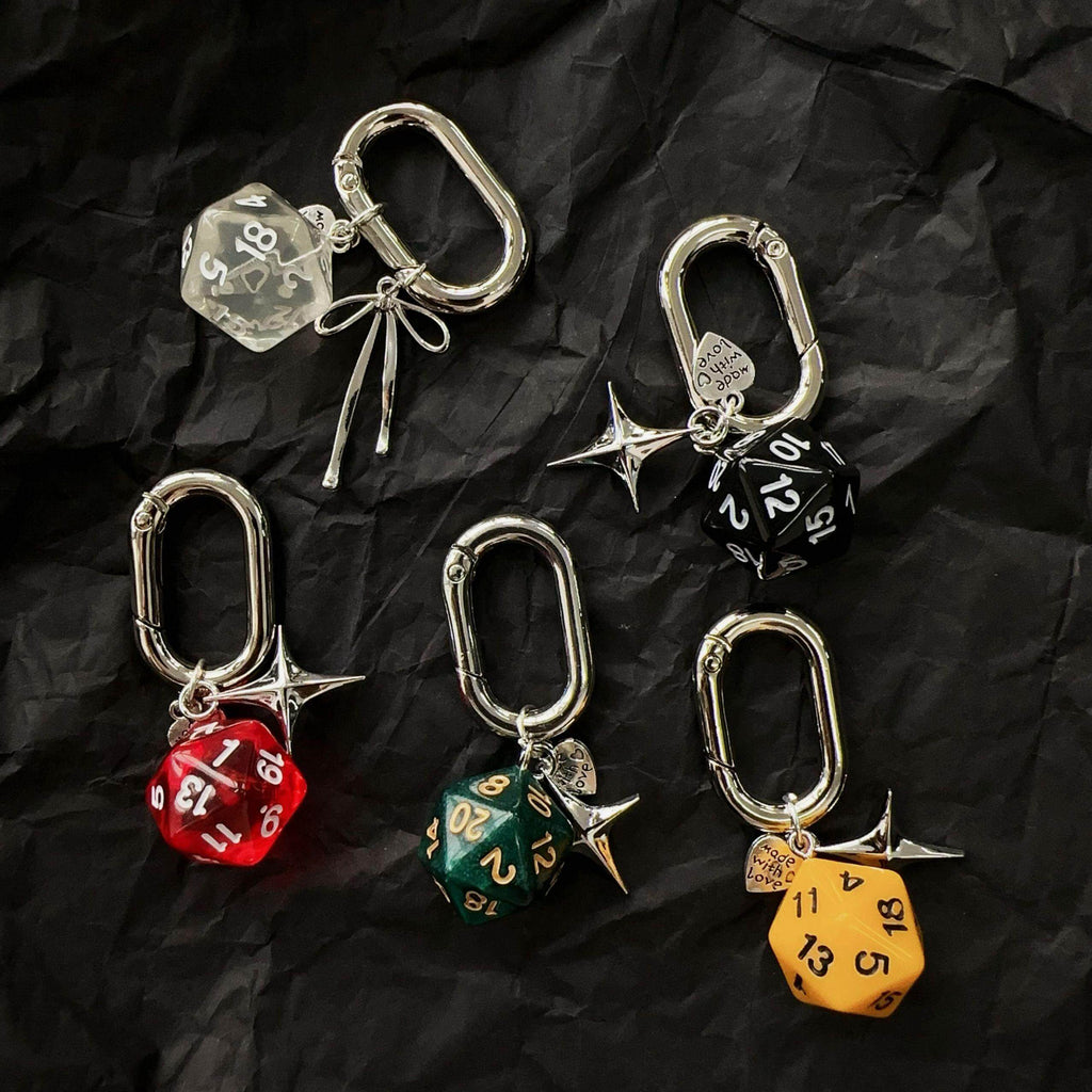 Dice Keychain Bag Pendant