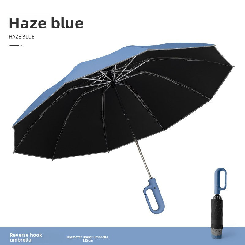 Automatic Windproof Reverse Folding Umbrella