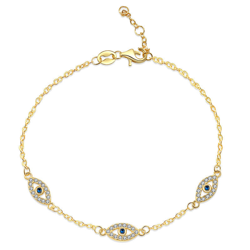 Full Diamond Devil's Eye Series Bracelet
