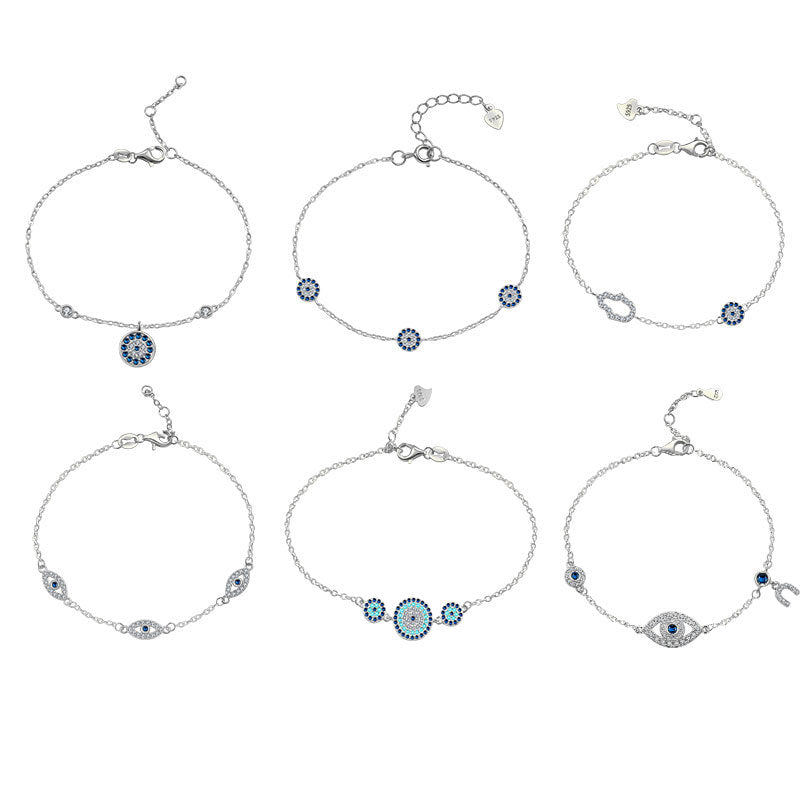 Full Diamond Devil's Eye Series Bracelet