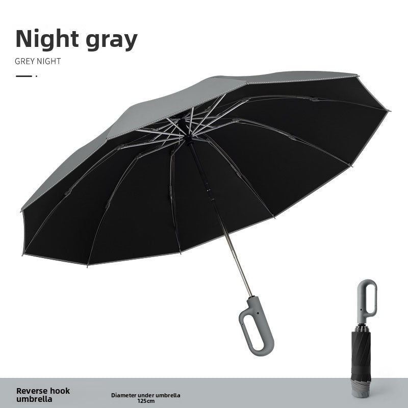 Automatic Windproof Reverse Folding Umbrella
